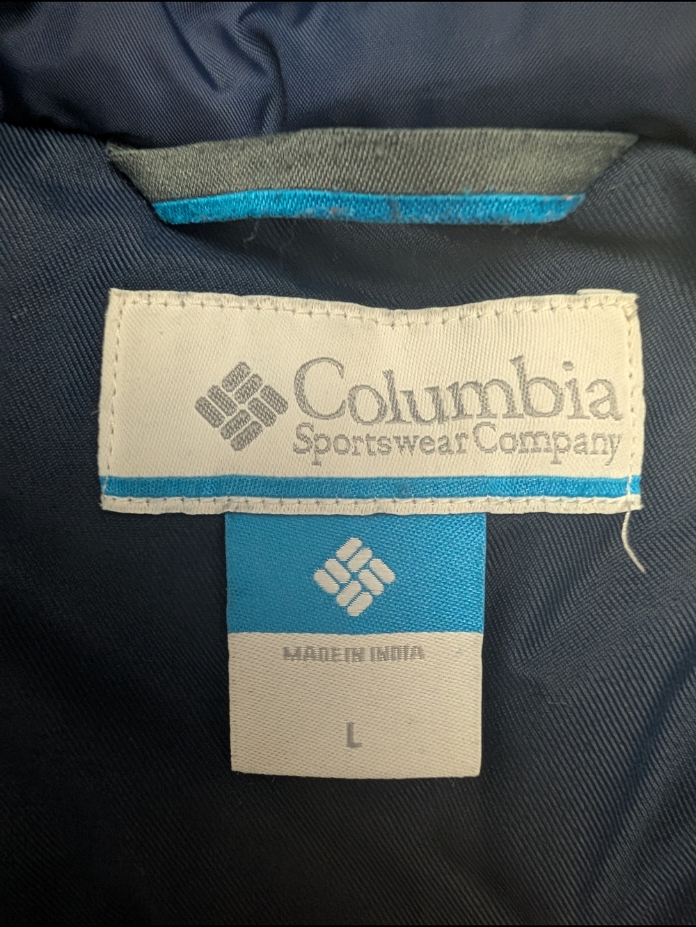 Columbia Omni Tech Winter Jacket Insulated Waterproof Kids Boys Large L Blu - Picture 5 of 8